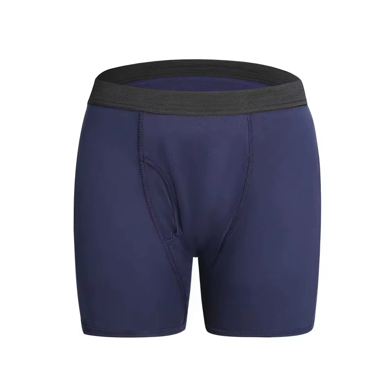 Men Ultra-Absorbent Incontinence Flat Underwear Leak Proof Breathable Comfortable Men'S Underwear Pants Boxer Berif