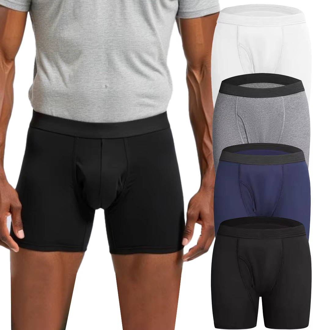 Men Ultra-Absorbent Incontinence Flat Underwear Leak Proof Breathable Comfortable Men'S Underwear Pants Boxer Berif
