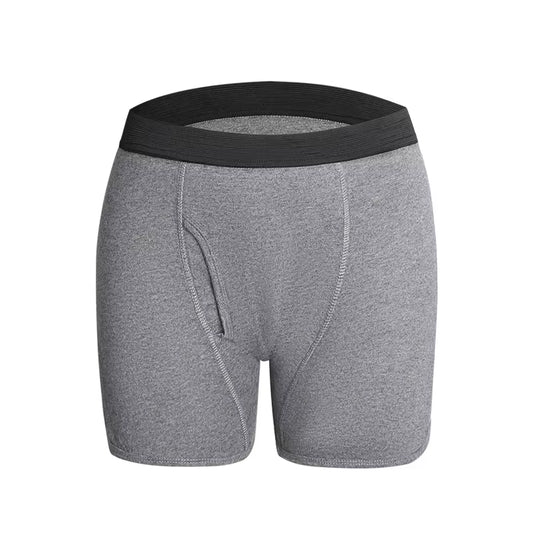 Men Ultra-Absorbent Incontinence Flat Underwear Leak Proof Breathable Comfortable Men'S Underwear Pants Boxer Berif